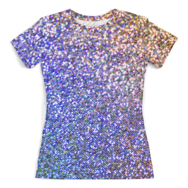 Printio Футболка с полной запечаткой (женская) Блёстки