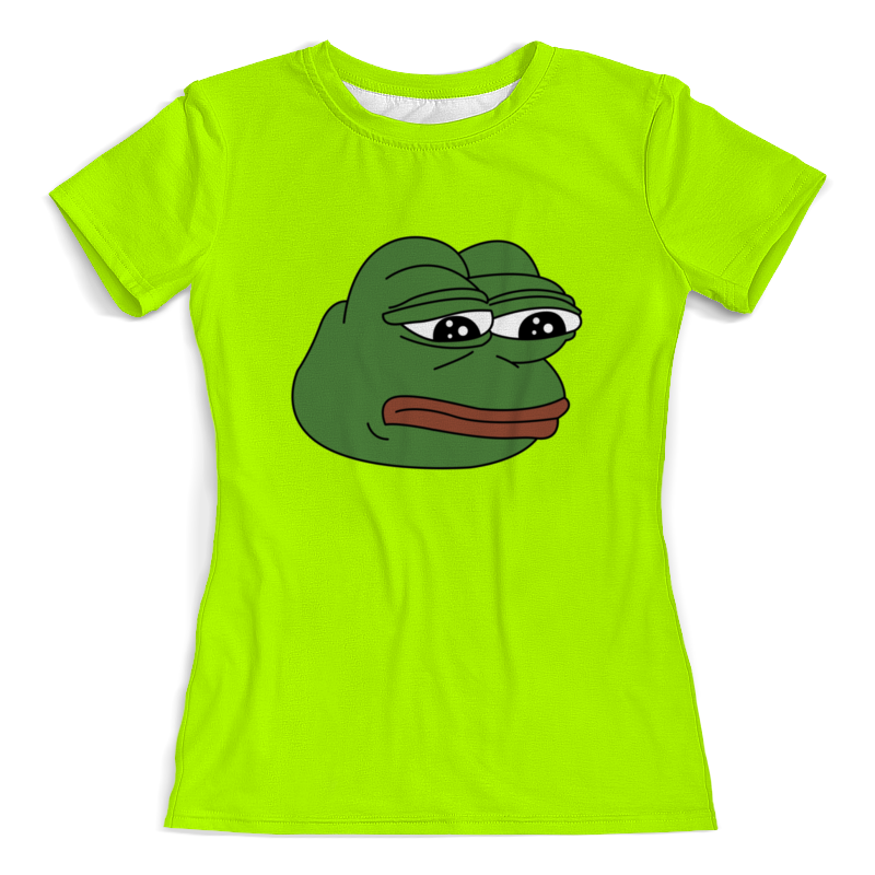 Printio Футболка с полной запечаткой (женская) Грустная лягушка printio футболка с полной запечаткой женская грустная лягушка