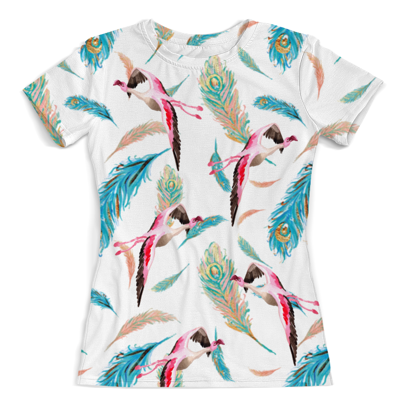 Printio Футболка с полной запечаткой (женская) Птички printio футболка с полной запечаткой женская птички и облака
