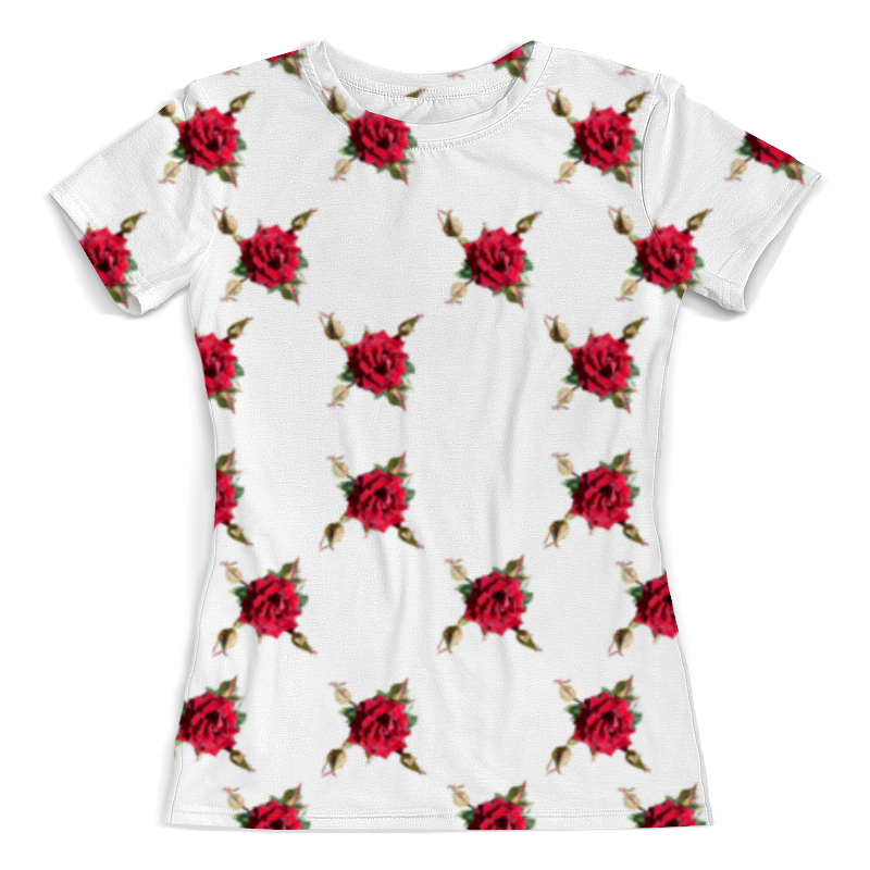 Printio Футболка с полной запечаткой (женская) Rose low poly vector printio футболка с полной запечаткой женская красная роза