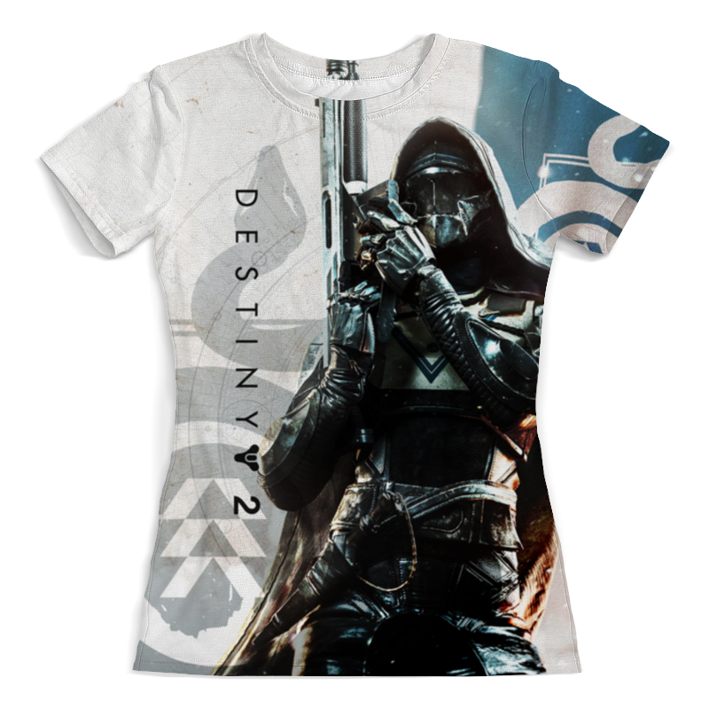 Printio Футболка с полной запечаткой (женская) Destiny 2, hunter printio футболка с полной запечаткой мужская bounty hunter