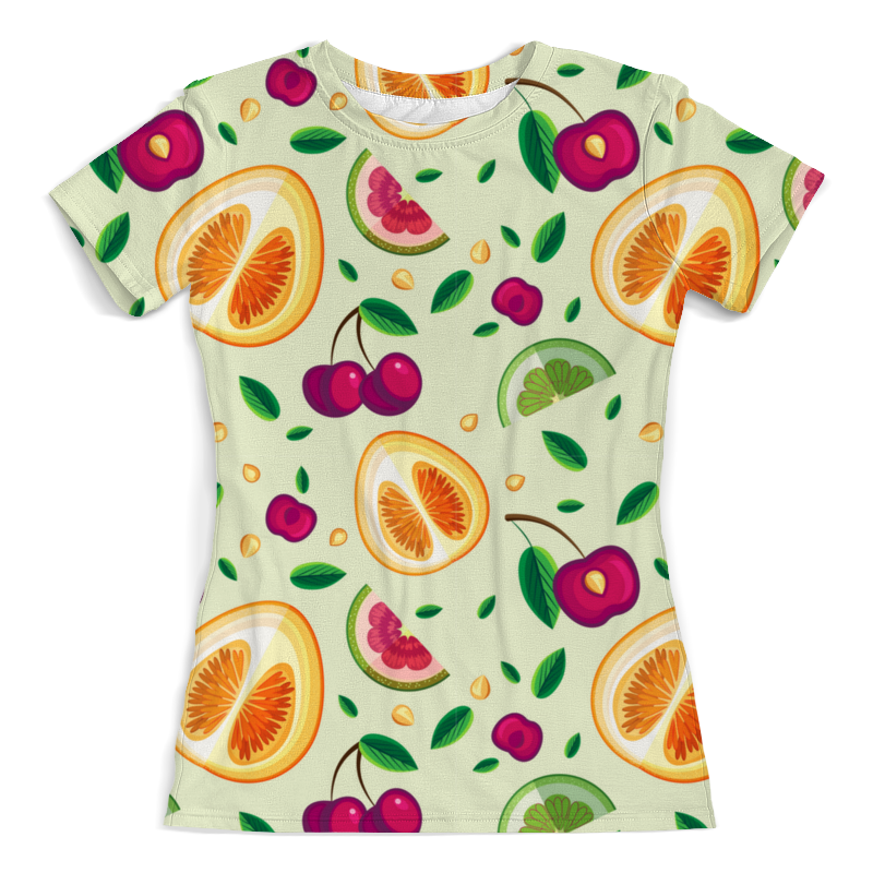 Printio Футболка с полной запечаткой (женская) Фруктовый салат printio футболка с полной запечаткой женская фруктовый салат