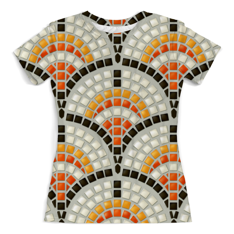 Printio Футболка с полной запечаткой (женская) Античная мозаика printio футболка с полной запечаткой для девочек античная мозаика