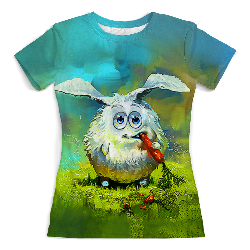 Printio Футболка с полной запечаткой (женская) Зая