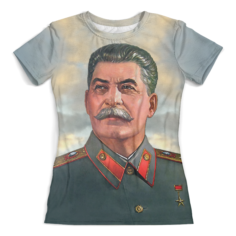 Printio Футболка с полной запечаткой (женская) Stalin printio футболка с полной запечаткой мужская stalin flag