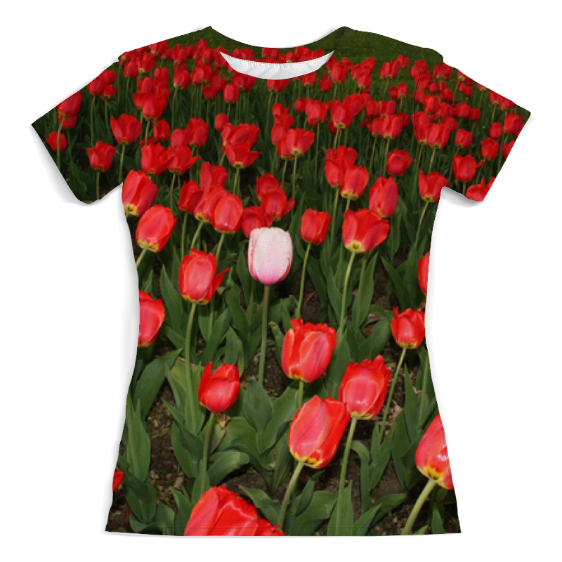Printio Футболка с полной запечаткой (женская) Тюльпаны printio футболка с полной запечаткой женская тюльпаны