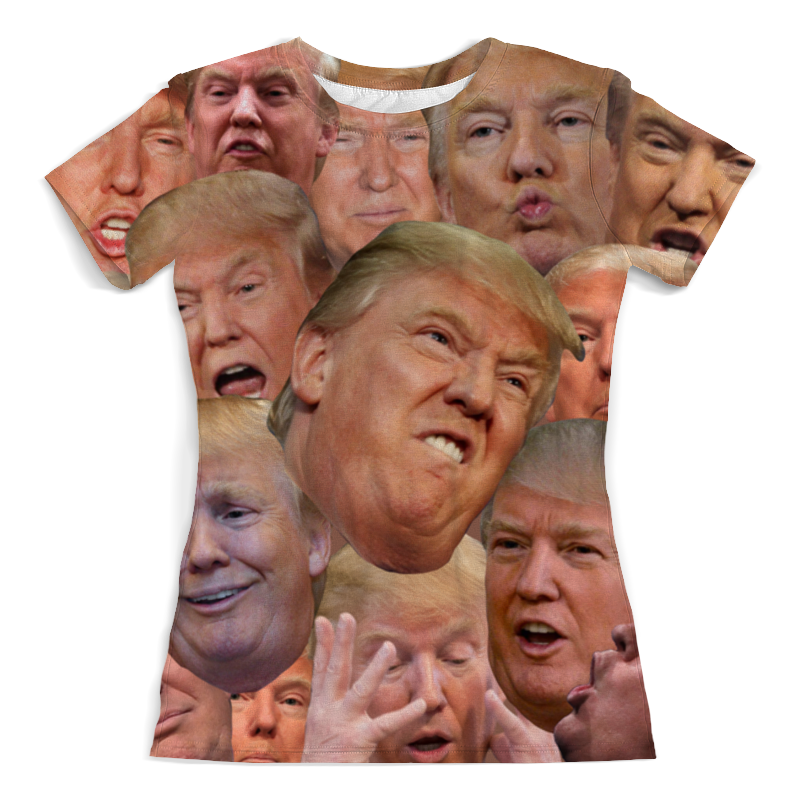 Printio Футболка с полной запечаткой (женская) Trump printio футболка с полной запечаткой женская trump
