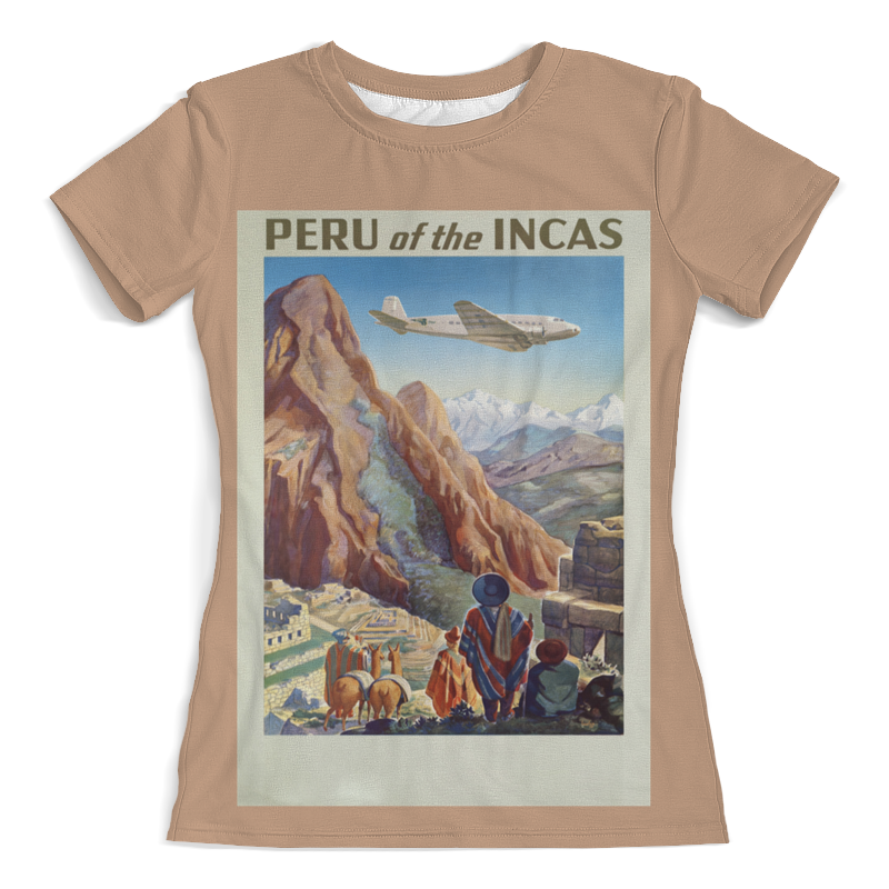 printio футболка с полной запечаткой женская альфонс муха вино инков Printio Футболка с полной запечаткой (женская) Перу инков