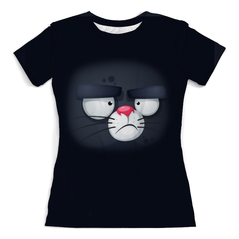 Printio Футболка с полной запечаткой (женская) Суровый кот printio футболка с полной запечаткой женская суровый кот