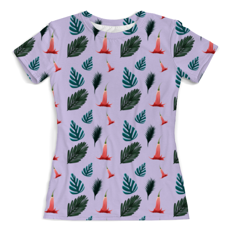Printio Футболка с полной запечаткой (женская) Тропические растения printio футболка с полной запечаткой мужская тропические цветы