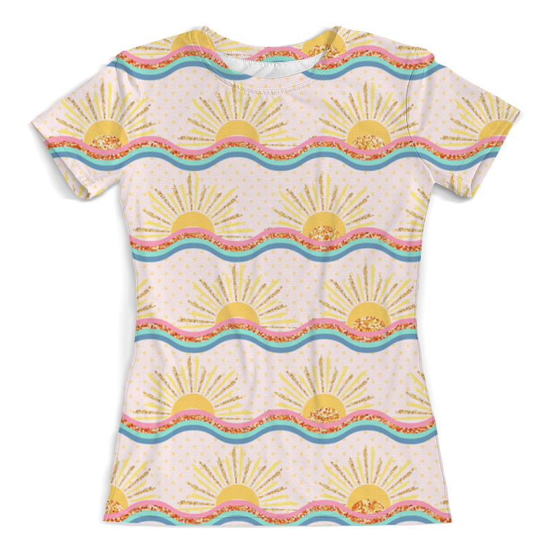Printio Футболка с полной запечаткой (женская) Солнце printio футболка с полной запечаткой женская sun apollo солнце