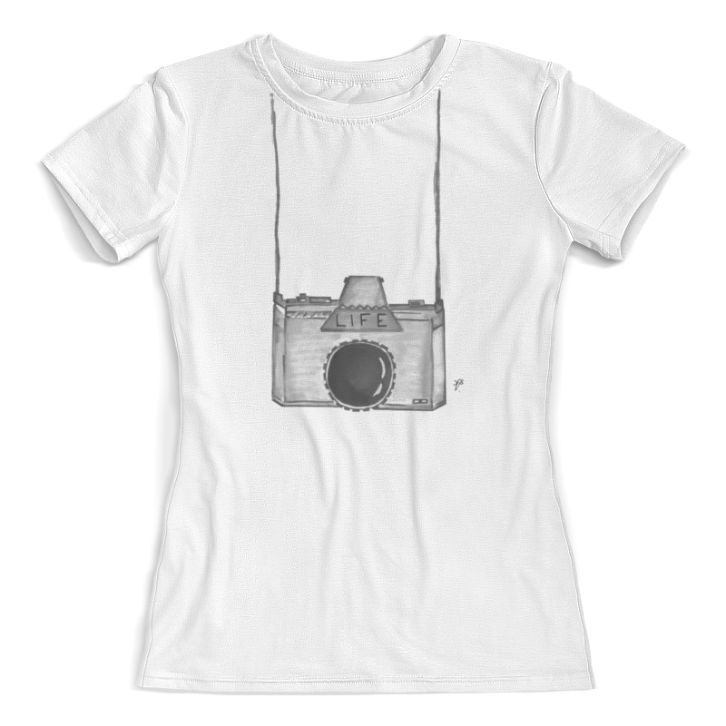 printio футболка с полной запечаткой женская фотоаппарат Printio Футболка с полной запечаткой (женская) Фотоаппарат