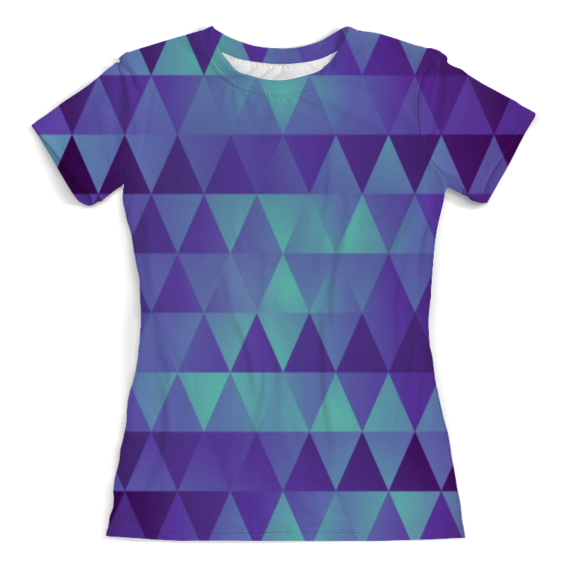 Printio Футболка с полной запечаткой (женская) Треугольники printio футболка с полной запечаткой женская треугольники цветов