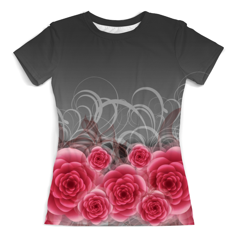 Printio Футболка с полной запечаткой (женская) Красные розы printio футболка с полной запечаткой женская красные розы
