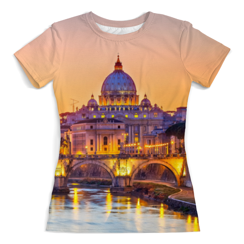 Printio Футболка с полной запечаткой (женская) Вечерний рим printio футболка с полной запечаткой женская вечерний город