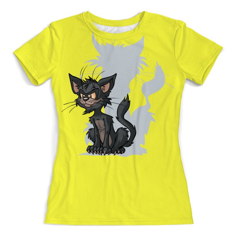 Printio Футболка с полной запечаткой (женская) Смешной котик (1) printio футболка с полной запечаткой мужская смешной котик