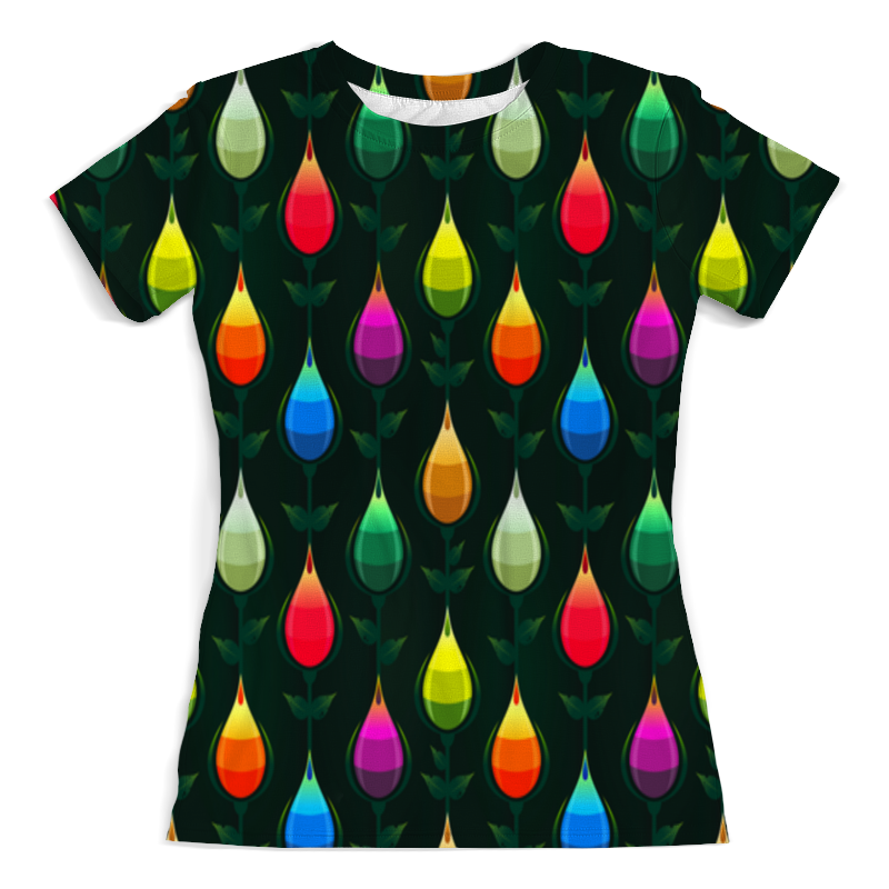 Printio Футболка с полной запечаткой (женская) Flower