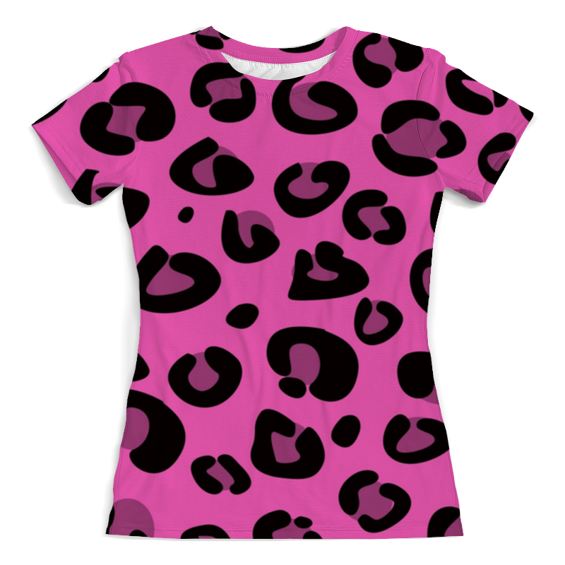 Printio Футболка с полной запечаткой (женская) Розовый леопард printio футболка с полной запечаткой женская розовая клетка