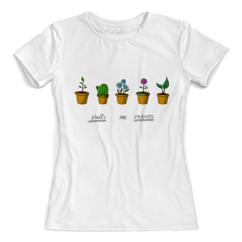Printio Футболка с полной запечаткой (женская) Растения - друзья printio футболка с полной запечаткой женская цветочные растения