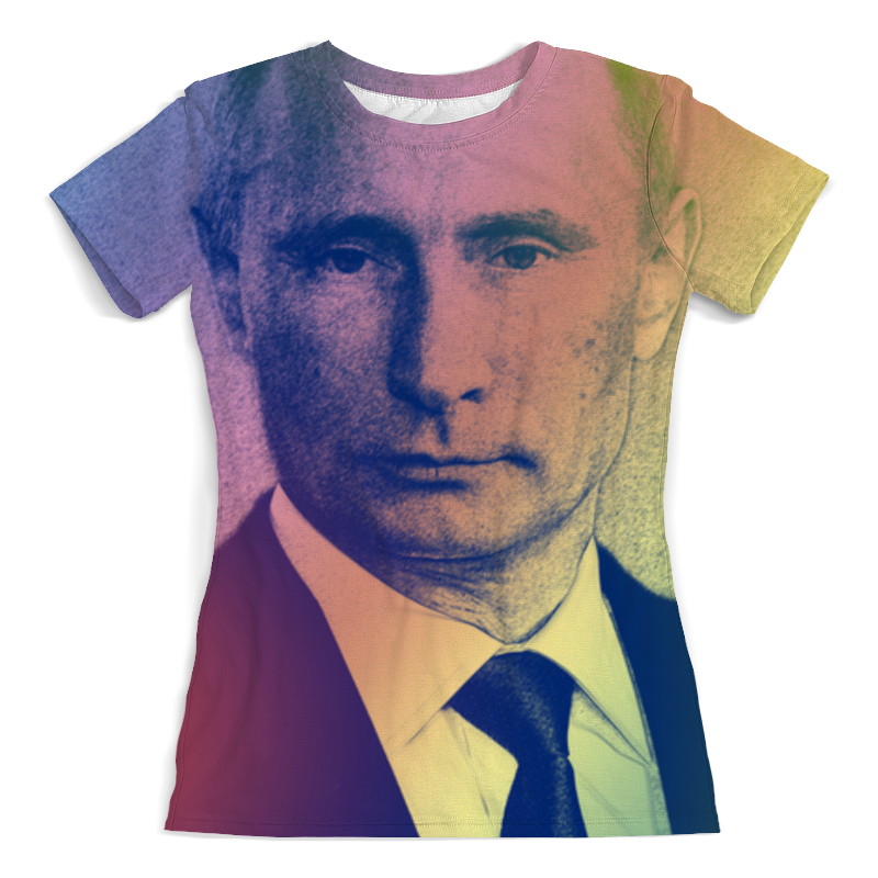 Printio Футболка с полной запечаткой (женская) Путин-арт printio футболка с полной запечаткой женская власть путин