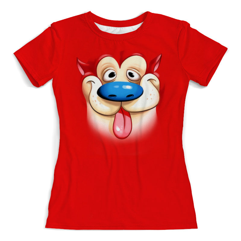 Printio Футболка с полной запечаткой (женская) Пес рен (1) printio футболка с полной запечаткой для девочек пес рен