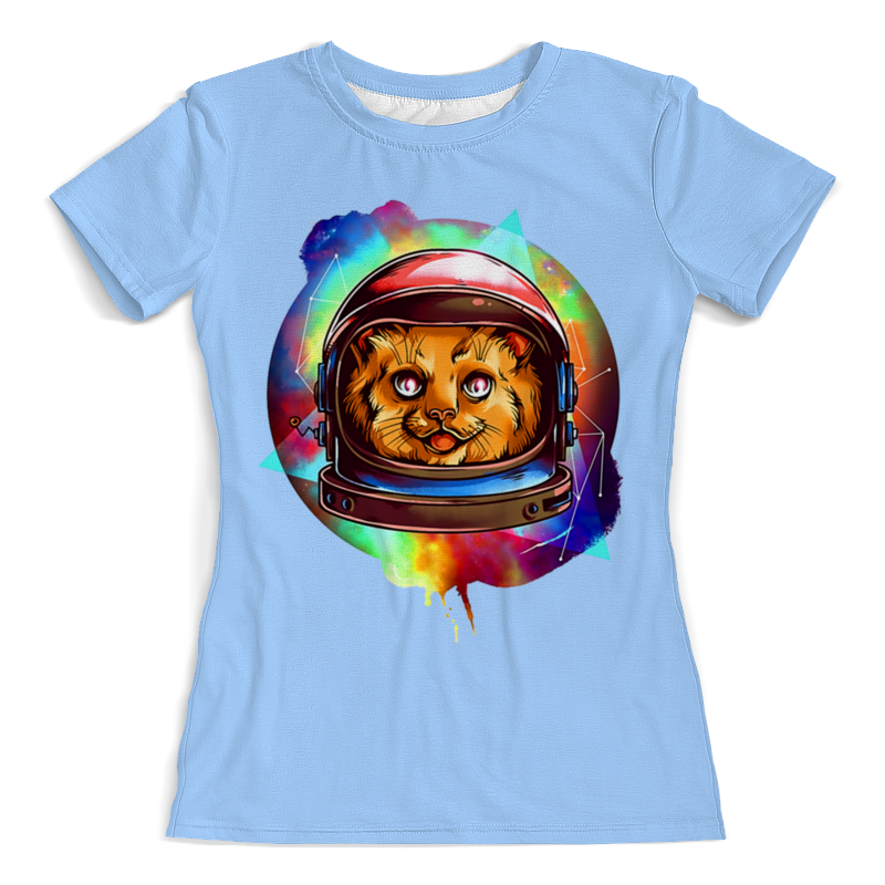 Printio Футболка с полной запечаткой (женская) В космосе printio футболка с полной запечаткой женская котенок в космосе