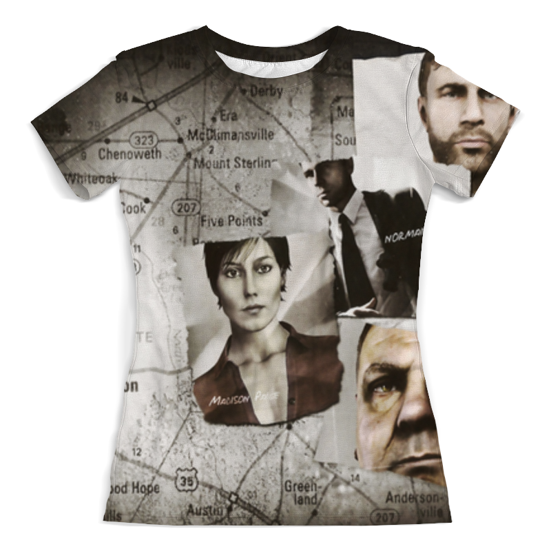 Printio Футболка с полной запечаткой (женская) Heavy rain