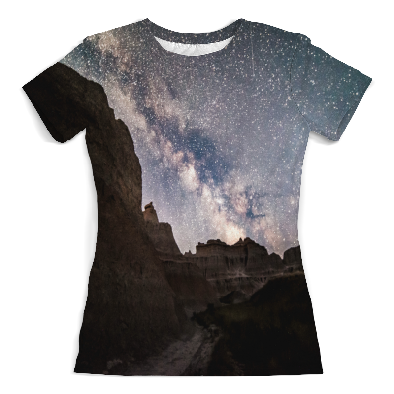 Printio Футболка с полной запечаткой (женская) Звездная ночь футболка dreamshirts ктулху звездная ночь женская черная l
