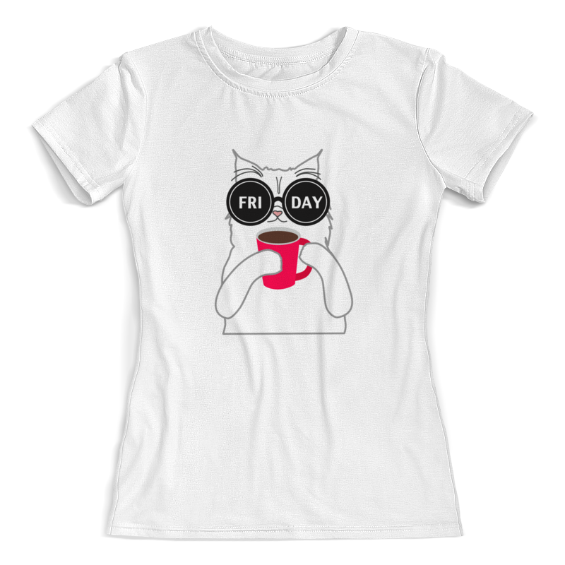 Printio Футболка с полной запечаткой (женская) Котенок