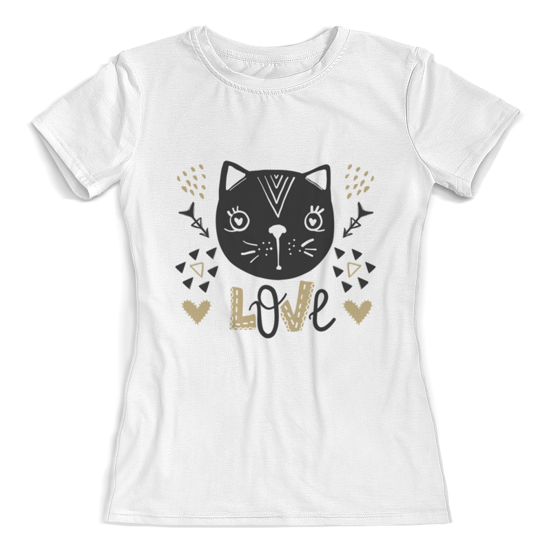printio футболка с полной запечаткой женская кошка Printio Футболка с полной запечаткой (женская) Кошка