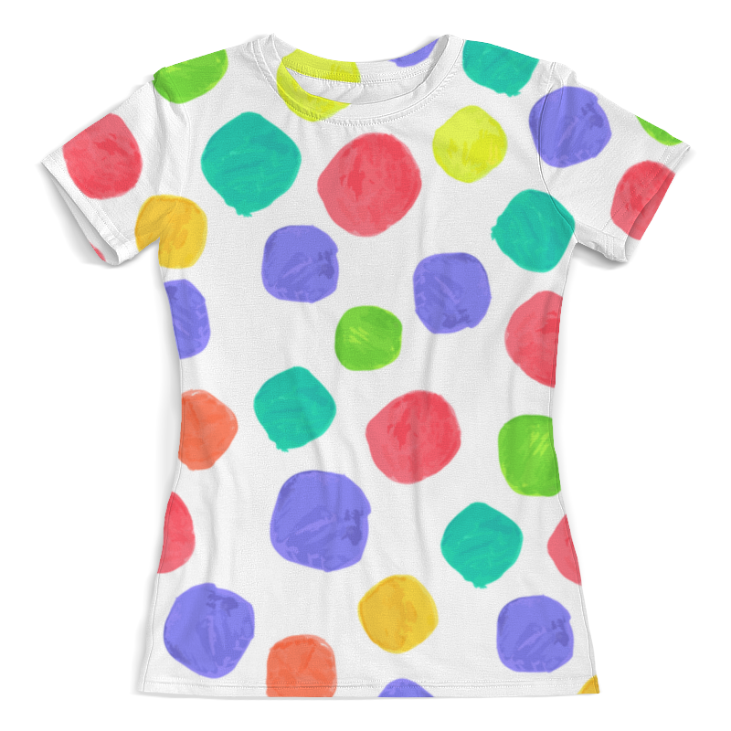 Printio Футболка с полной запечаткой (женская) Круги printio футболка с полной запечаткой женская цветные круги