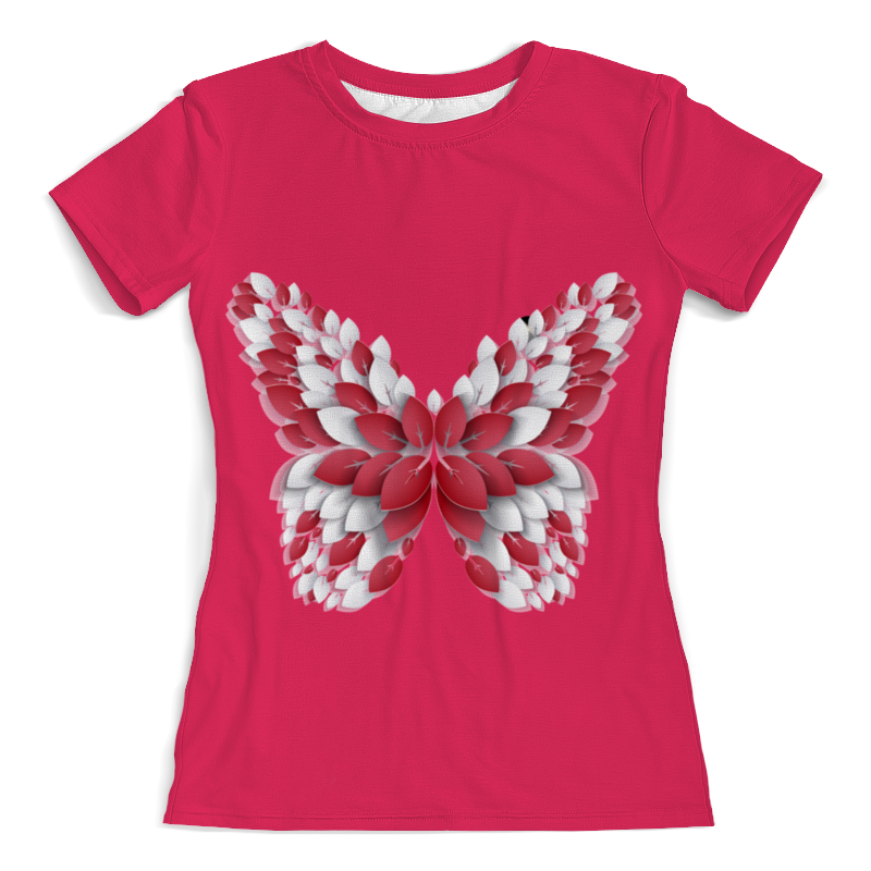 Printio Футболка с полной запечаткой (женская) Бабочка printio футболка с полной запечаткой женская бабочка на цветах