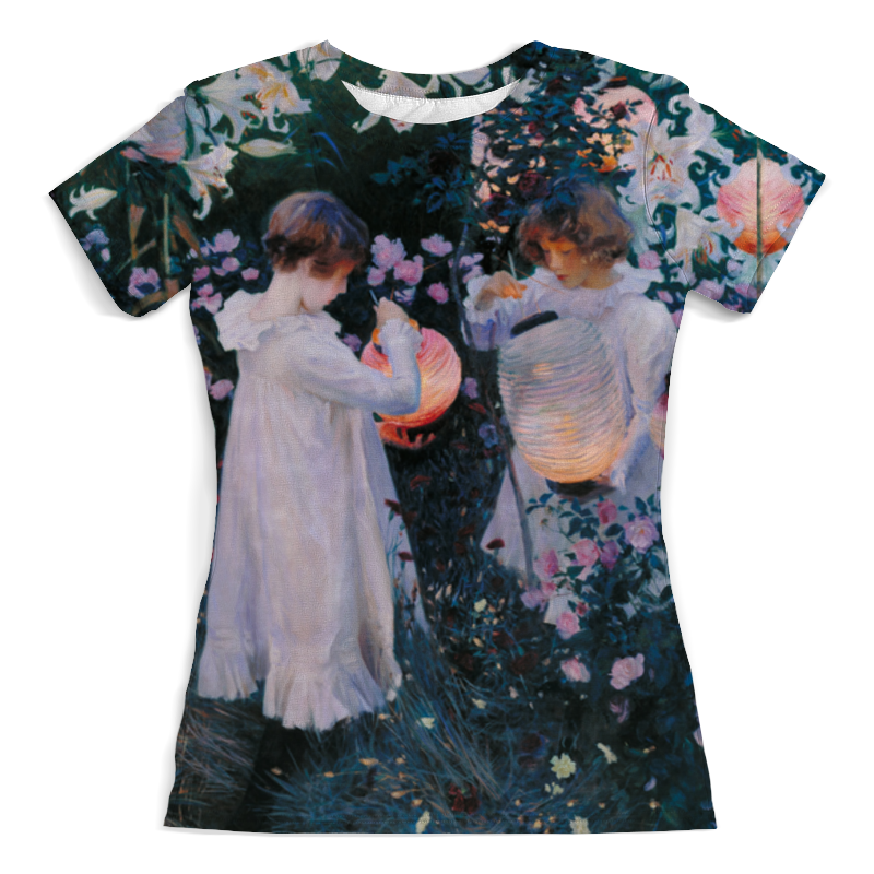 Printio Футболка с полной запечаткой (женская) Гвоздика, лилия, лилия, роза (джон сарджент) printio футболка с полной запечаткой женская лилия