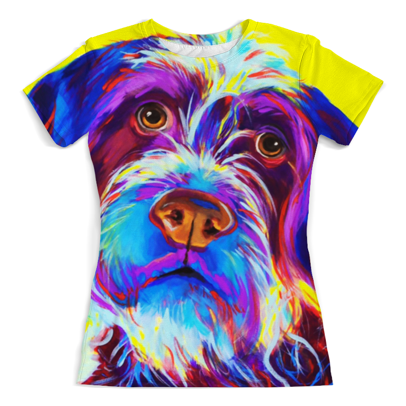 Printio Футболка с полной запечаткой (женская) Собака printio футболка с полной запечаткой женская собака арт
