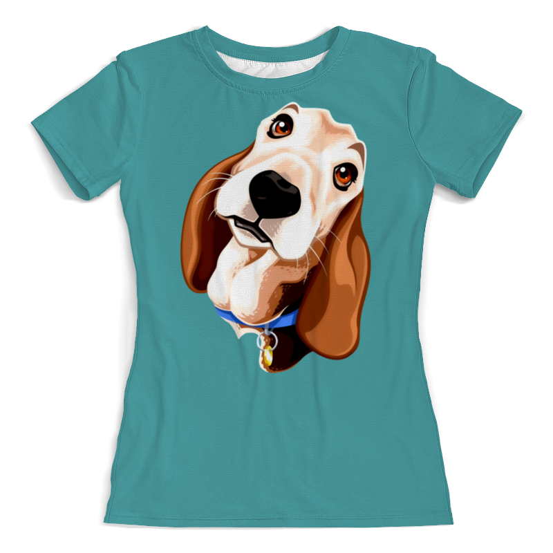 Printio Футболка с полной запечаткой (женская) Смешная собачка printio футболка с полной запечаткой женская смешная собачка