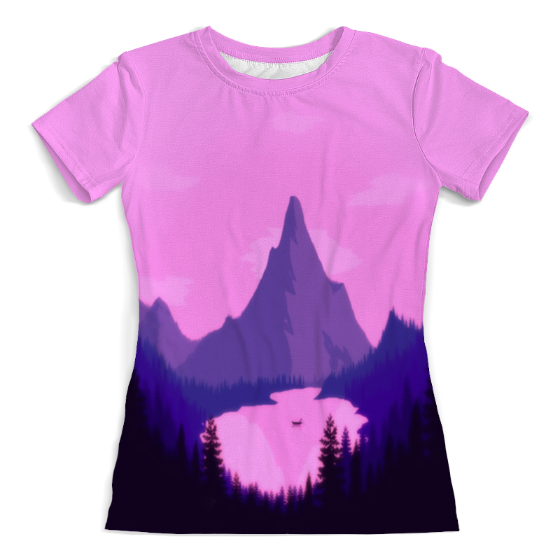 Printio Футболка с полной запечаткой (женская) Природа