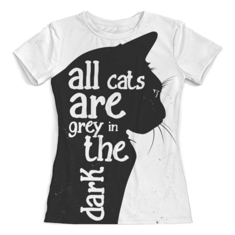 Printio Футболка с полной запечаткой (женская) Cat in the dark printio футболка с полной запечаткой женская dark messiah