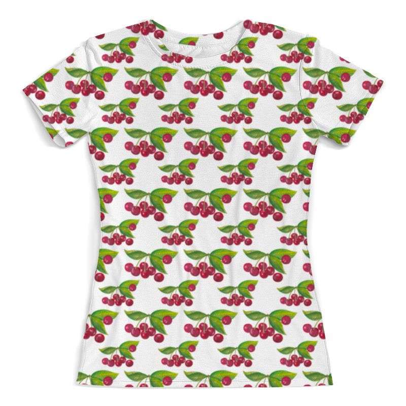 Printio Футболка с полной запечаткой (женская) Вишня printio футболка с полной запечаткой женская вишня