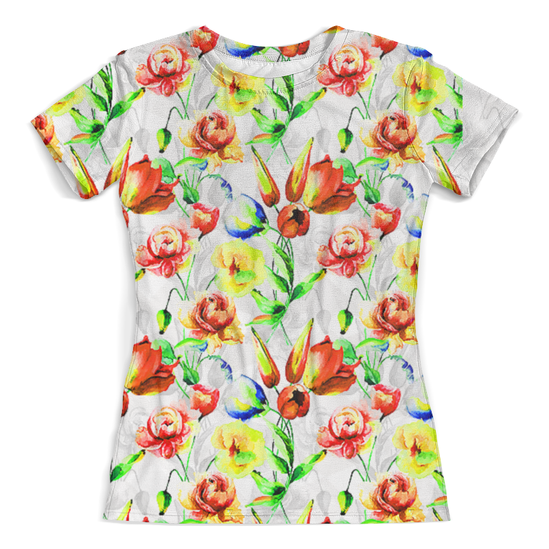 Printio Футболка с полной запечаткой (женская) Flowers design printio футболка с полной запечаткой женская flowers design