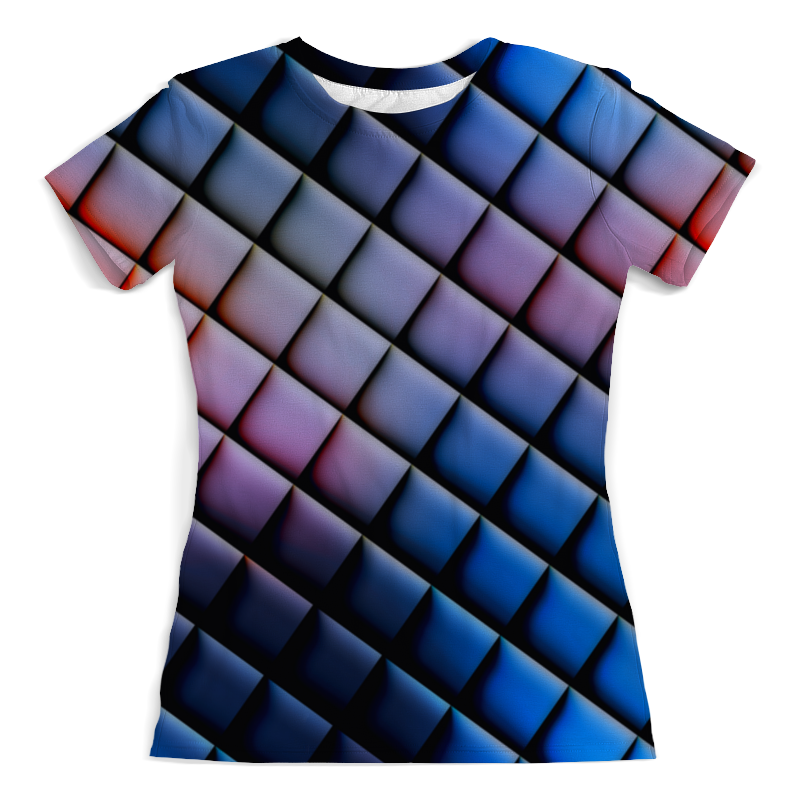Printio Футболка с полной запечаткой (женская) Квадраты printio футболка с полной запечаткой женская цветные квадраты