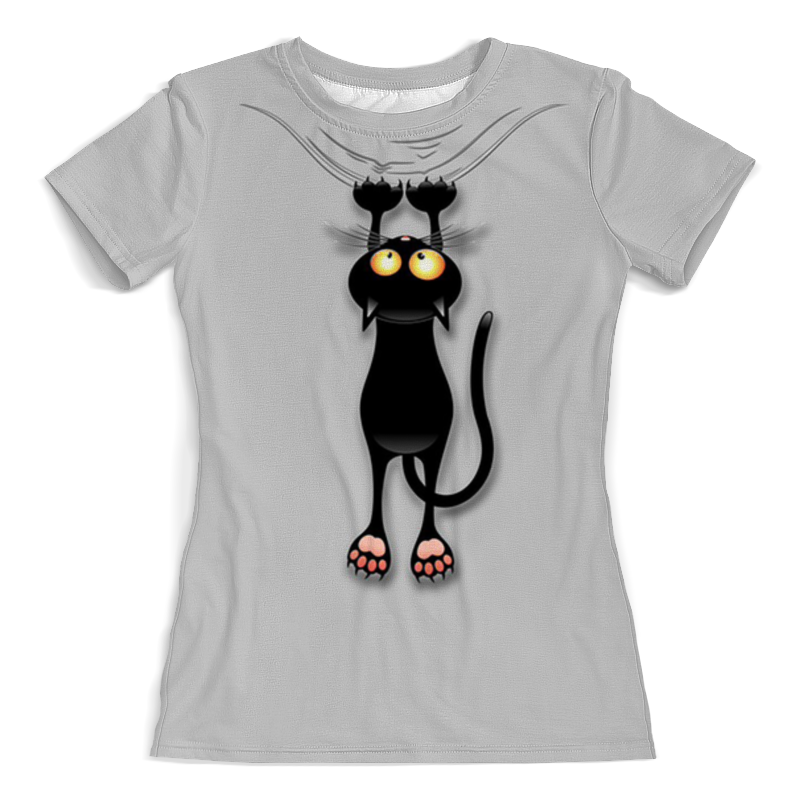 Printio Футболка с полной запечаткой (женская) Кошечка (1) printio футболка с полной запечаткой женская чёрная кошечка 1