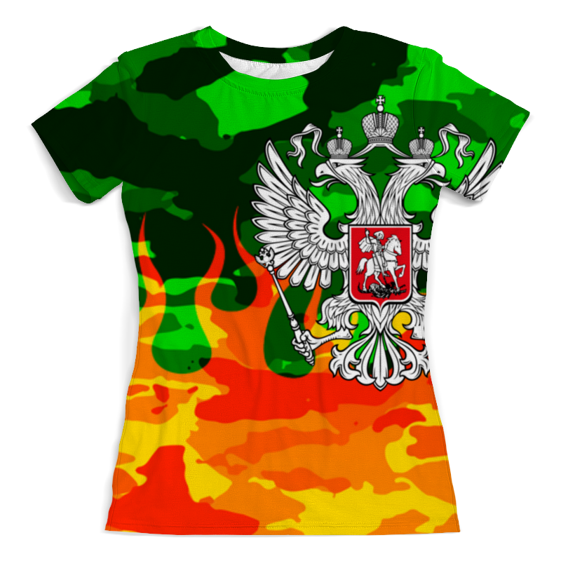 Printio Футболка с полной запечаткой (женская) Россия