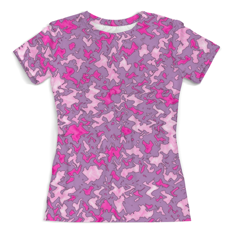 Printio Футболка с полной запечаткой (женская) Камуфляж мраморный (розовый) printio футболка с полной запечаткой женская яркие цвета камуфляжа