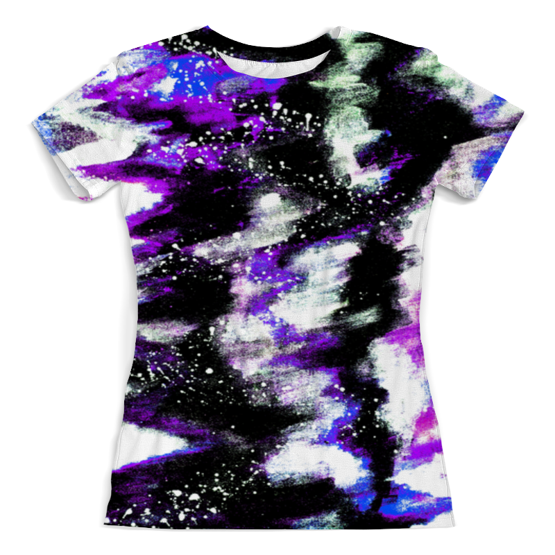 Printio Футболка с полной запечаткой (женская) Буря красок