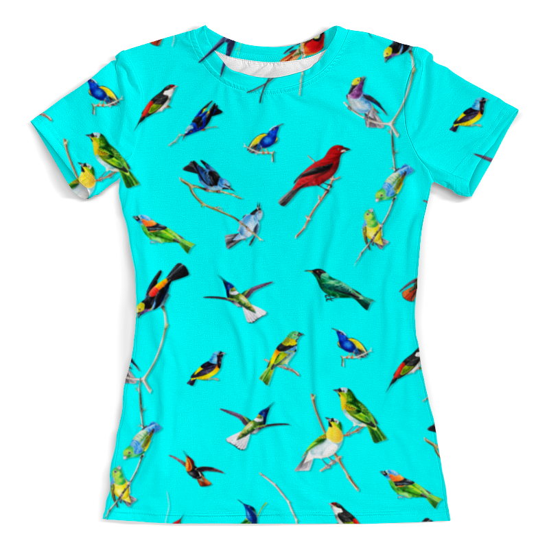 Printio Футболка с полной запечаткой (женская) Птички printio футболка с полной запечаткой женская милые птички with love