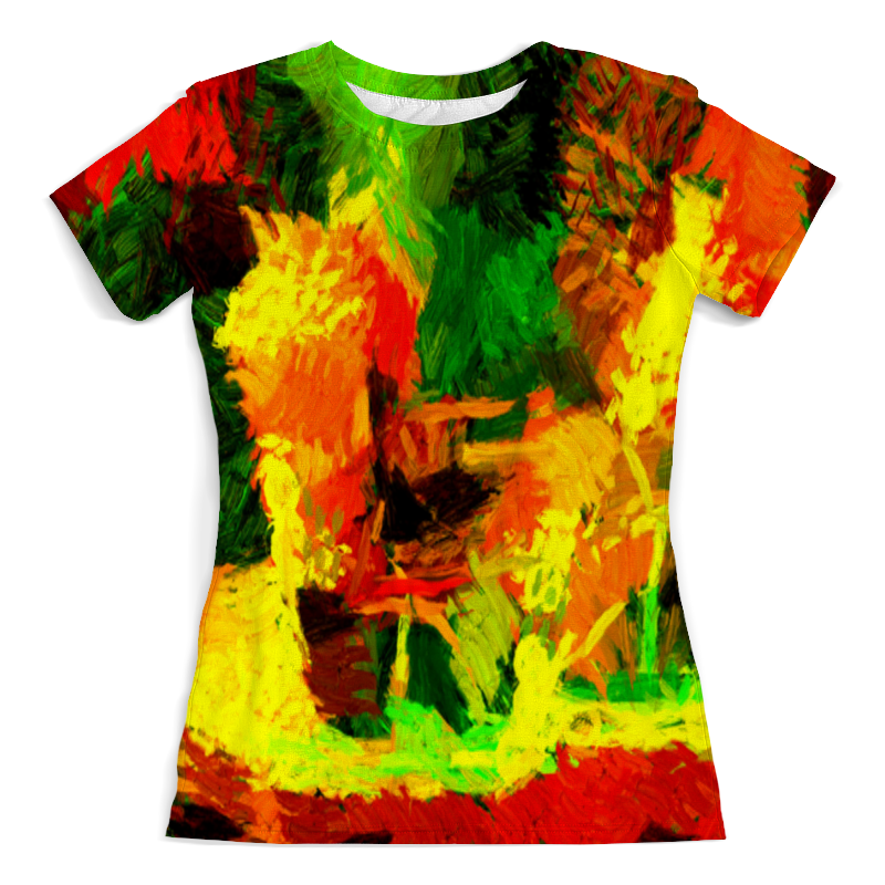 Printio Футболка с полной запечаткой (женская) Акварельные краски printio футболка с полной запечаткой мужская акварельные краски