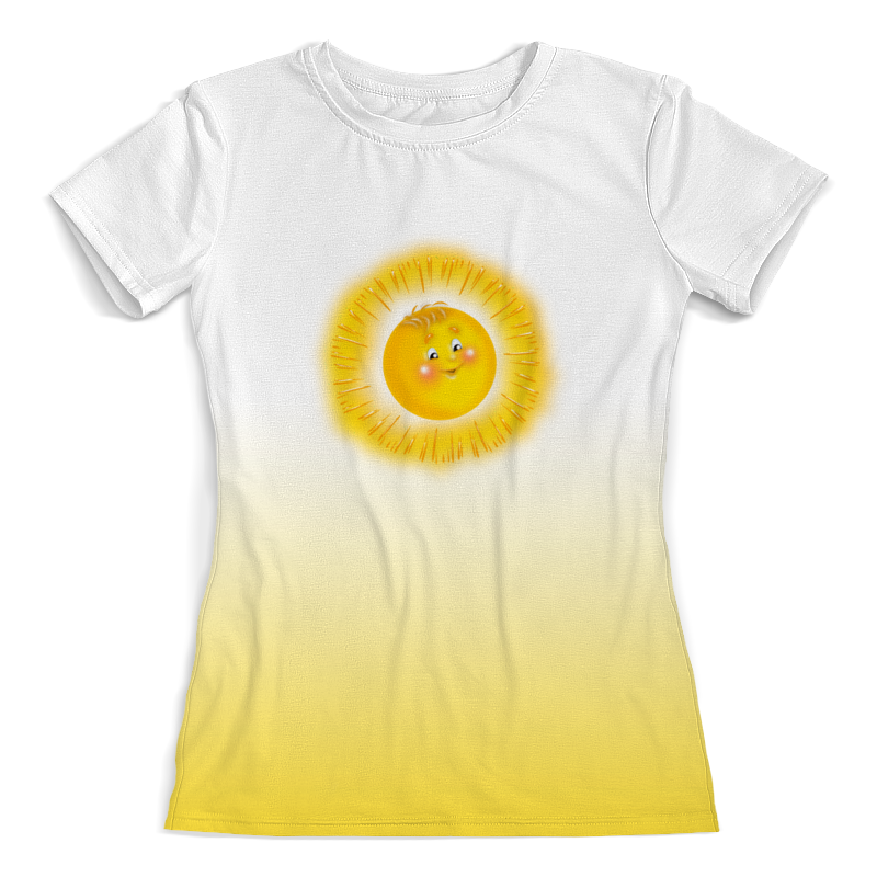 printio футболка с полной запечаткой женская в душе 20 солнышко внутри Printio Футболка с полной запечаткой (женская) Летнее настроение.