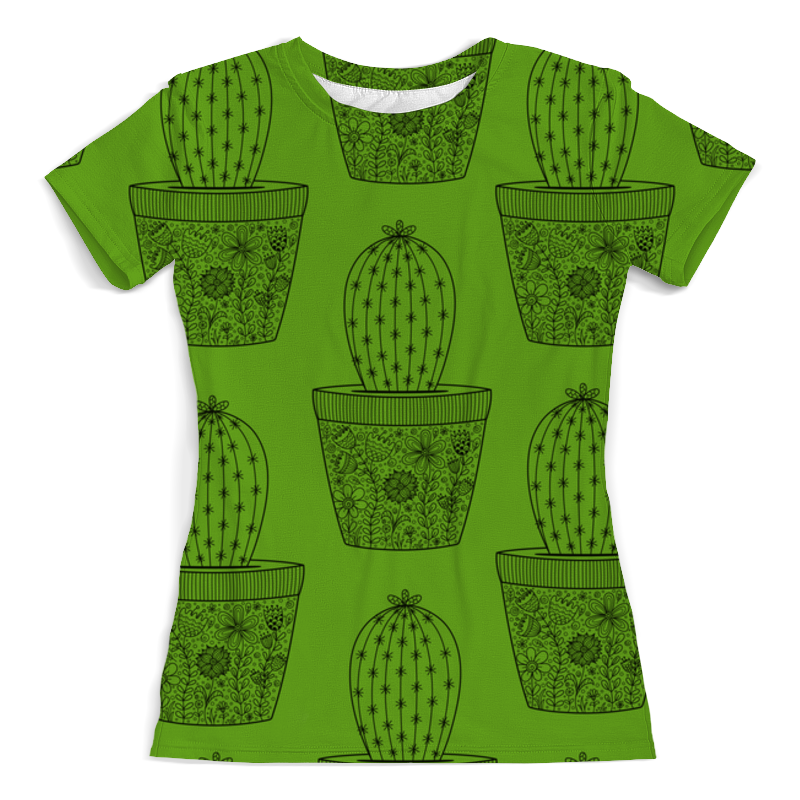 printio футболка с полной запечаткой мужская кактусы Printio Футболка с полной запечаткой (женская) Кактусы