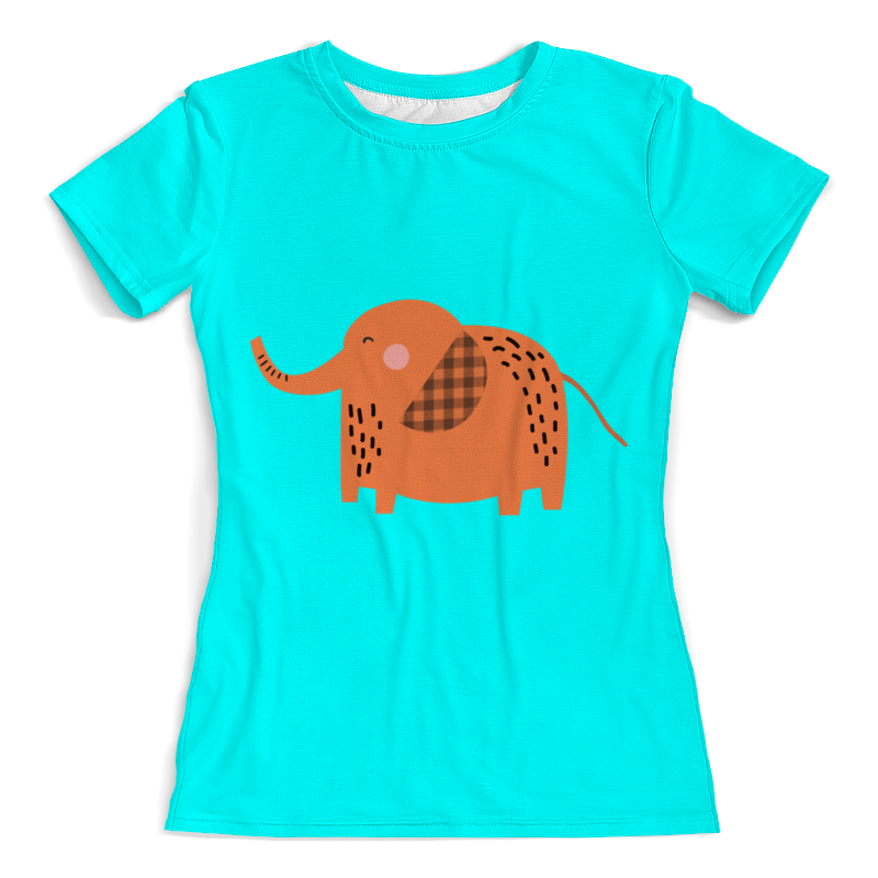 Printio Футболка с полной запечаткой (женская) Слоник printio футболка с полной запечаткой женская слоник в кармашке