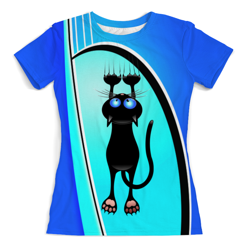 Printio Футболка с полной запечаткой (женская) Кошечка футболка с полной запечаткой женская printio чёрная кошечка 1